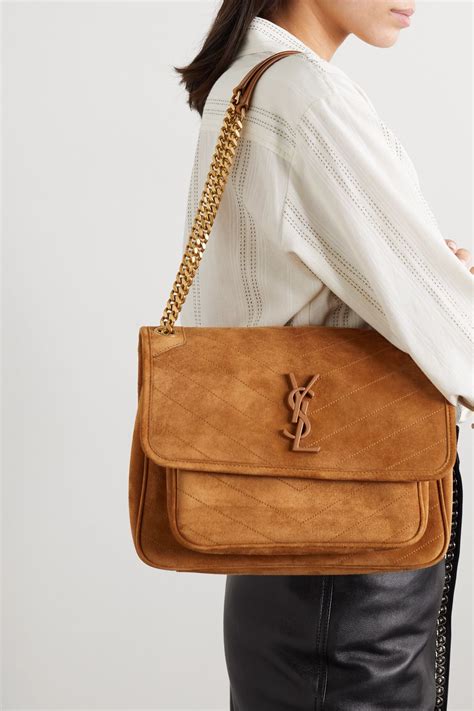 brown ysl bag|ysl over the shoulder bag.